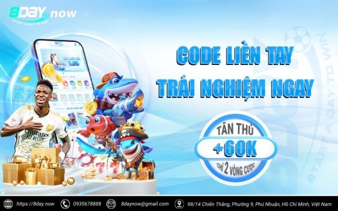 Khuyến mãi 8Day Code Liền Tay - Trải Nghiệm Ngay